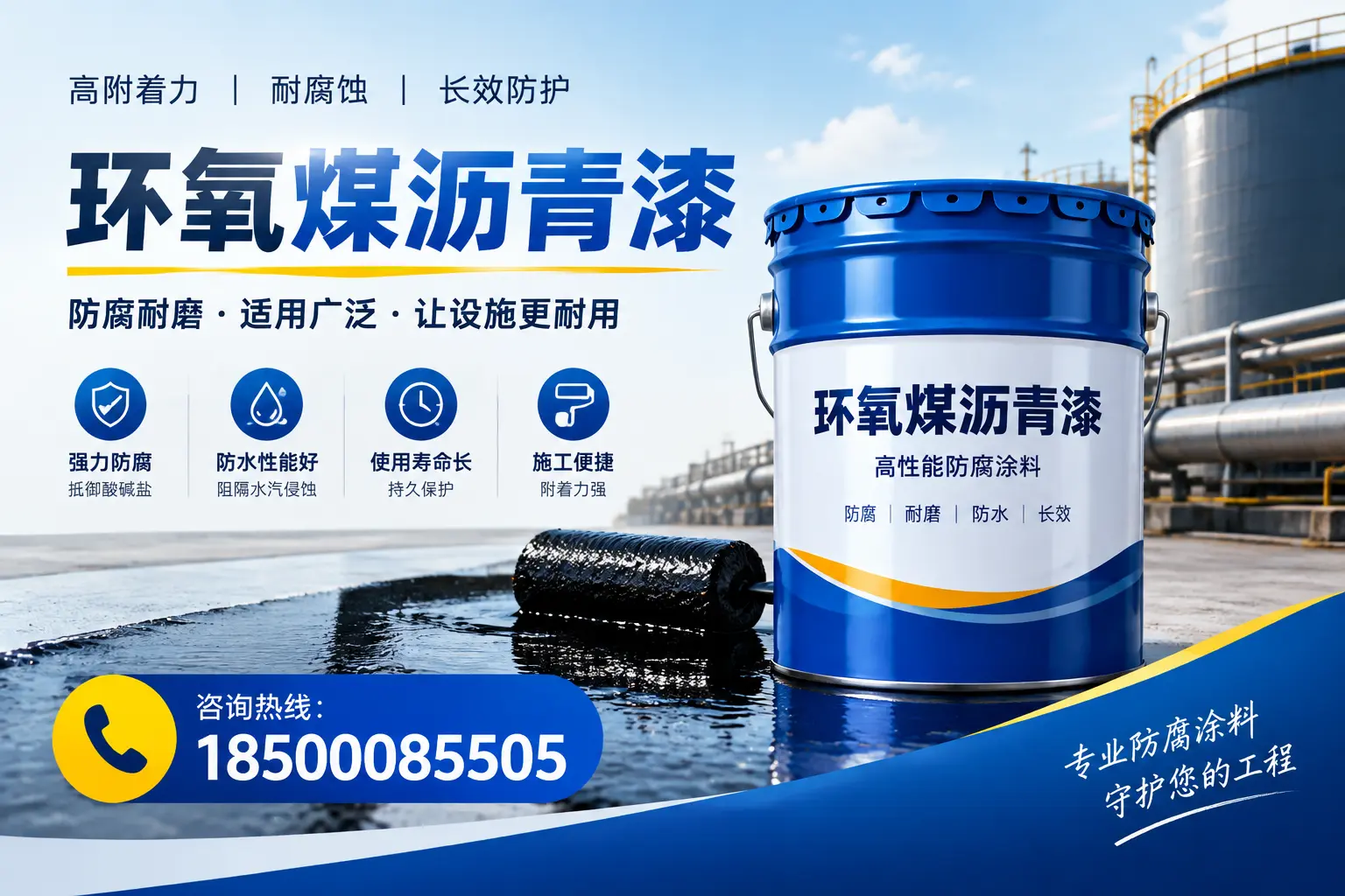 环氧煤沥青漆与其他涂料的对比分析，助力黑河企业决策